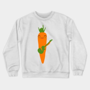 Rock and Roll Carrot Crewneck Sweatshirt